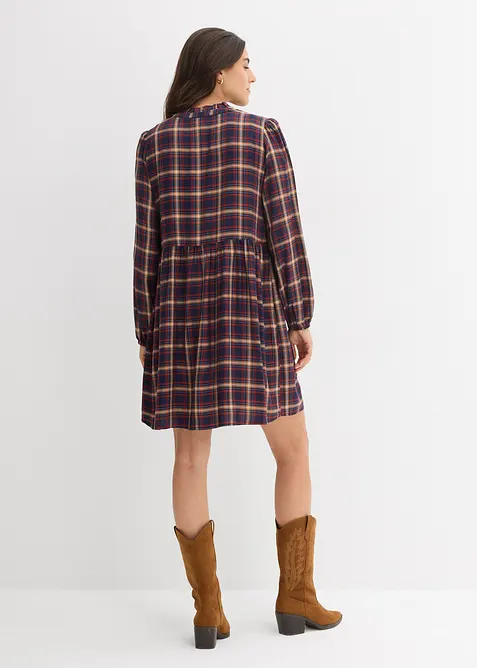 Minikjole i myk viskose, bonprix