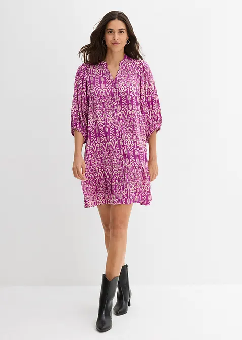 Tunikakjole i myk viskose, bonprix