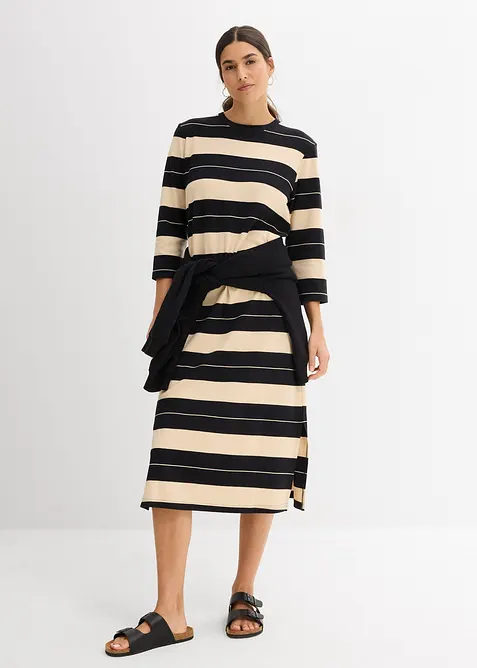 Trikotkjole i 100% bomull, bonprix