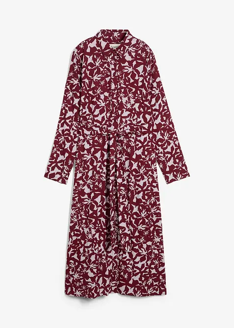 Skjortekjole i lett viskose, bonprix