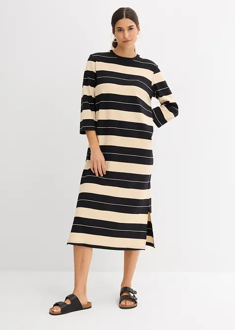 Trikotkjole i 100% bomull, bonprix