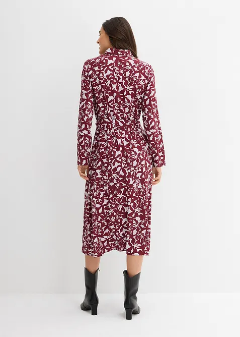 Skjortekjole i lett viskose, bonprix