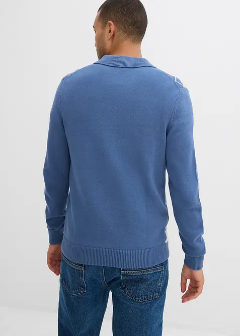 Rugbygenser i 100% bomull med Argyle-mønster, bonprix