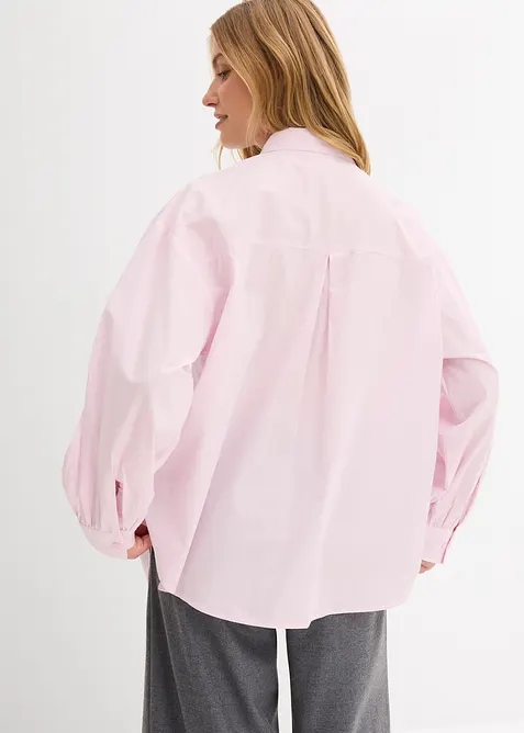 Bluse med strassapplikasjon, bonprix