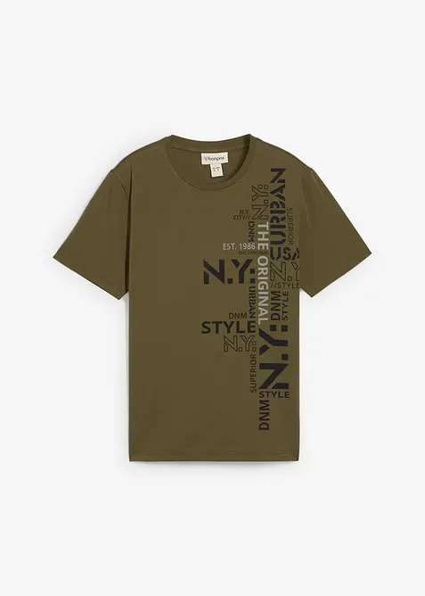 T-shirt av &oslash;kologisk bomull, bonprix