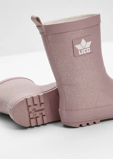 Glitrende gummistøvler fra Lico til barn, Lico