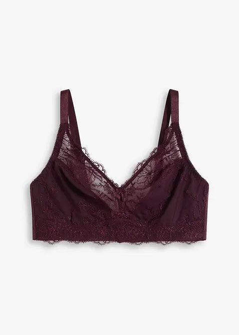 Bralette med broderi, bonprix