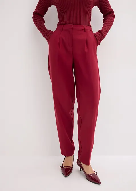 Stoffbukse i barrel modell, bonprix