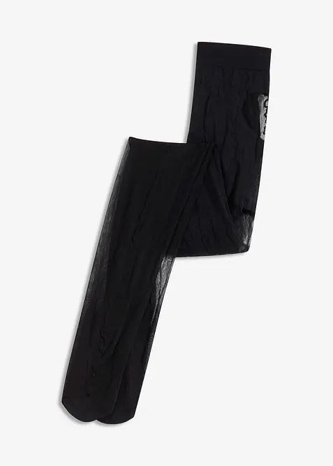 Strømpebukse i straps-strømpe look 30 DEN, bonprix