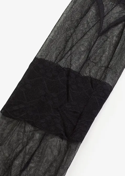 Strømpebukse i straps-strømpe look 30 DEN, bonprix