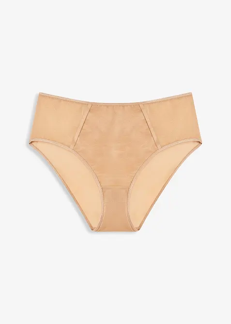 Truse med høy midje og skimrende materiale, bonprix