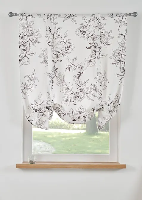 Roll up-gardin med blomsterprint, bonprix