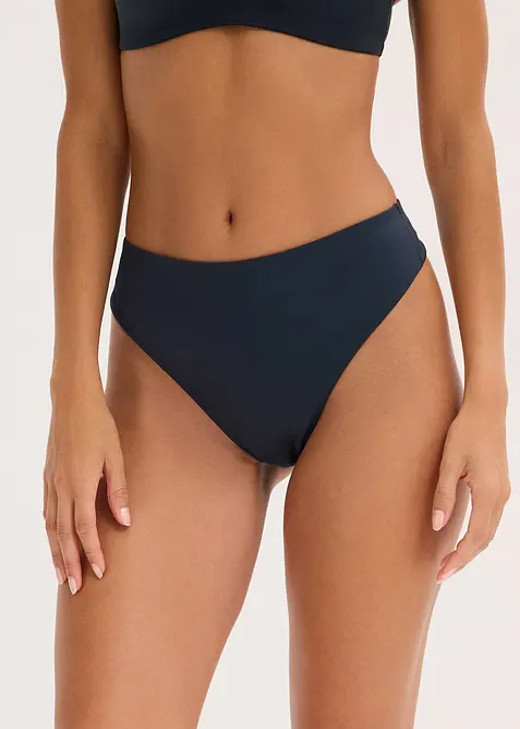 Highwaist-stringtruse med glanseffekt (2-pack), bonprix