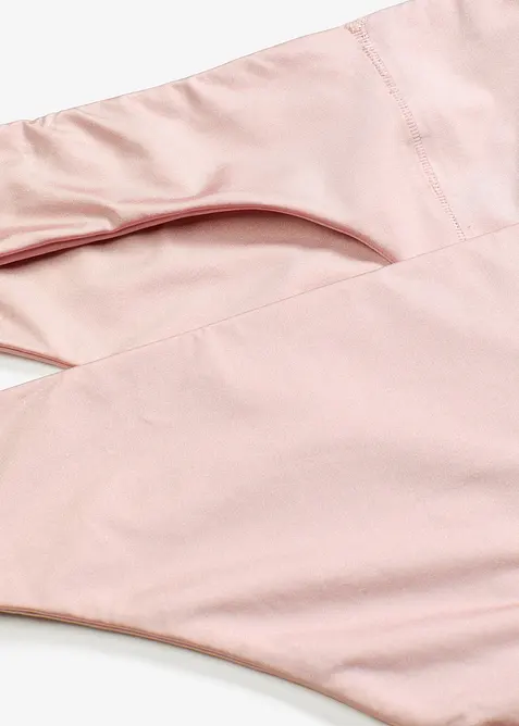 Highwaist-stringtruse med glanseffekt (2-pack), bonprix