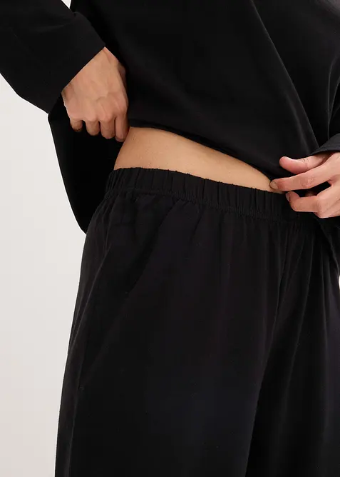 Loungewear-kosedress i myk bomull, oversized, bonprix