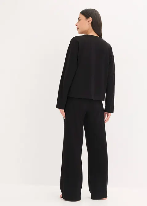 Loungewear-kosedress i myk bomull, oversized, bonprix