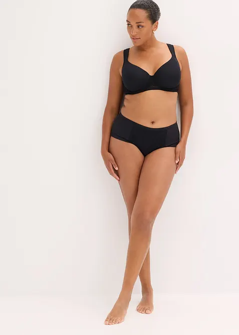 Padded-BH av myk modal, bonprix