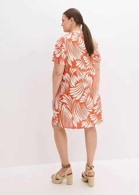 Tunikakjole i lett viskose, bonprix