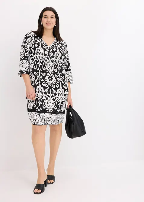 Tunikakjole i lett viskose, bonprix