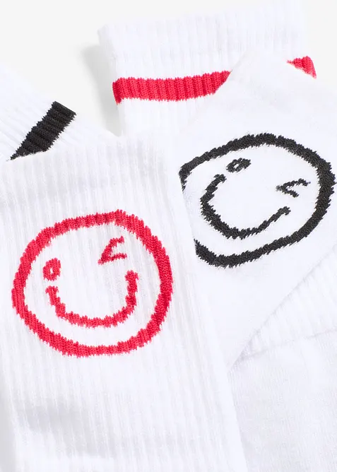 Tennissokker av økologisk bomull (6-pack), bonprix