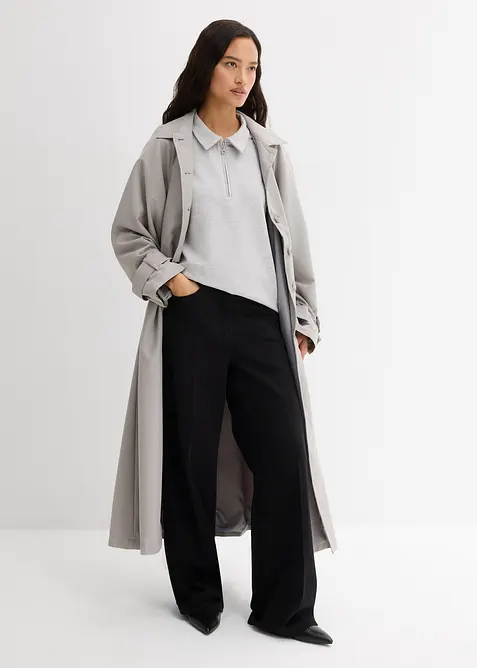 Twillbukse i 100% bomull med legg, bonprix