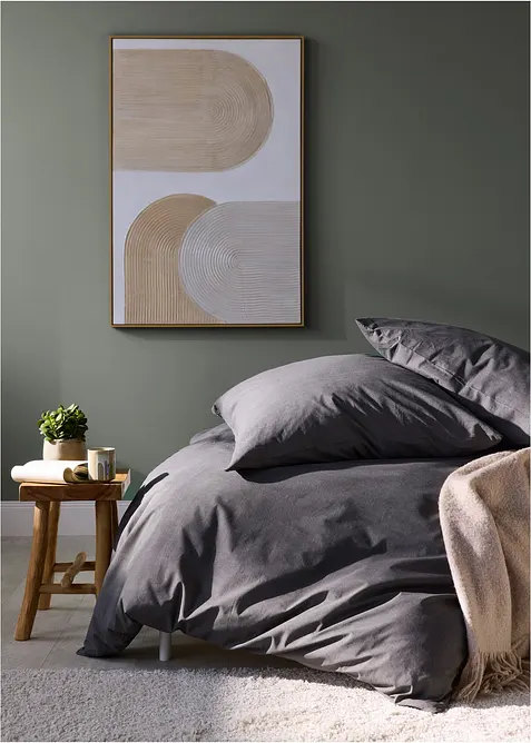 Sengesett i lin-look, bonprix