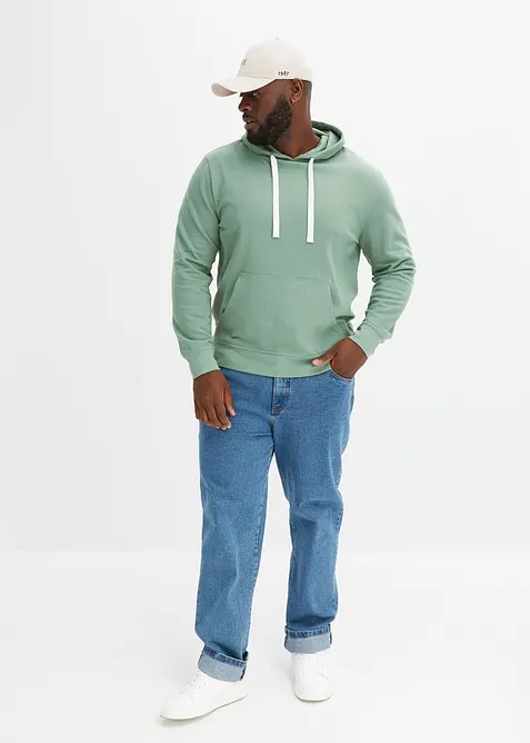 Hettegenser i 100% bomull, bonprix