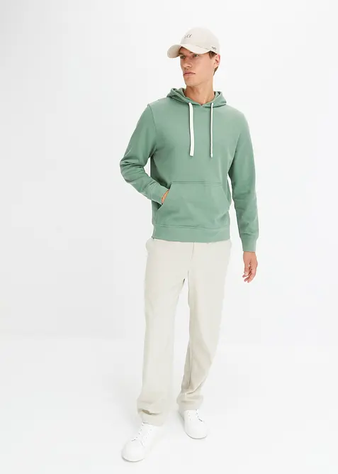 Hettegenser i 100% bomull, bonprix