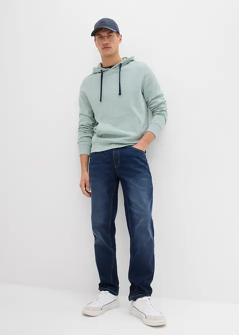 Hettegenser i 100% bomull, bonprix