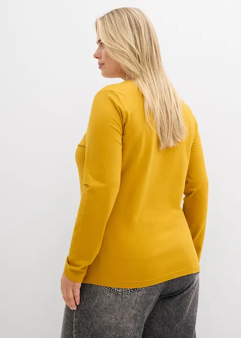 Langermet topp (2-pack), bonprix