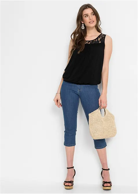 Singlet i viskosemiks, bonprix