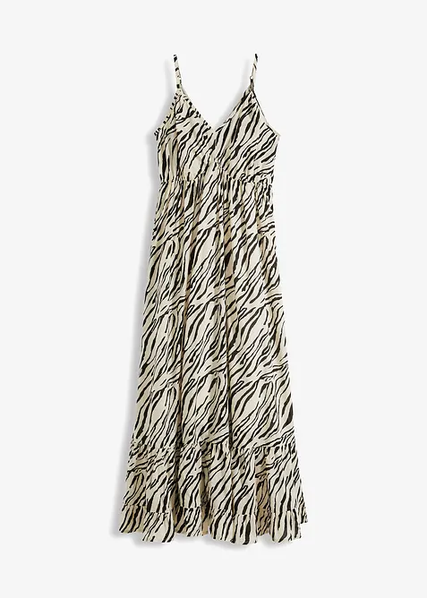 Maxikjole med leo-print, RAINBOW