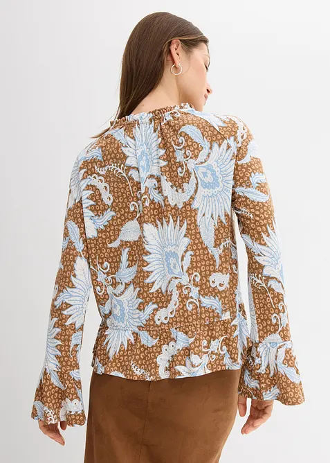 Trikotbluse i myk modalmiks, bonprix