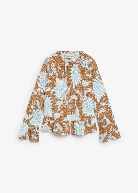 Trikotbluse i myk modalmiks, bonprix