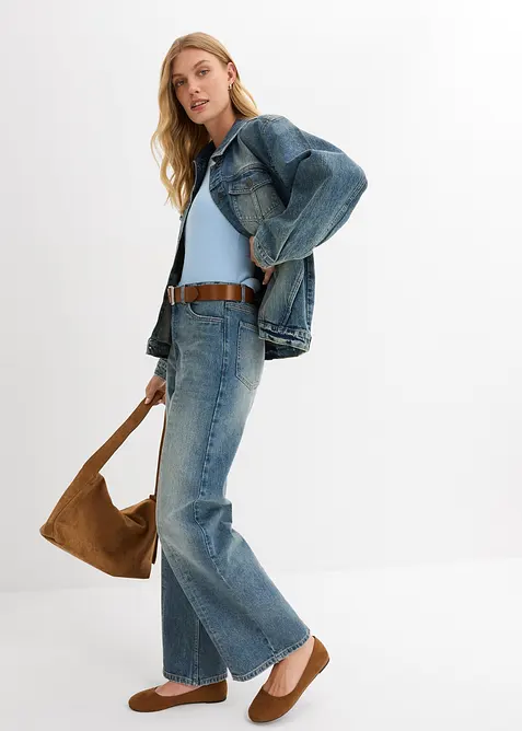 Oversized denimjakke, bonprix