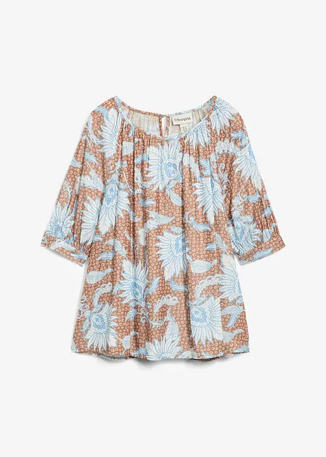 Bluse i lett viskosemiks, bonprix