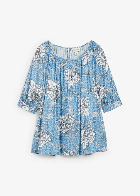 Bluse i lett viskosemiks, bonprix