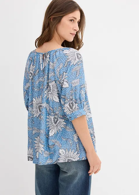 Bluse i lett viskosemiks, bonprix