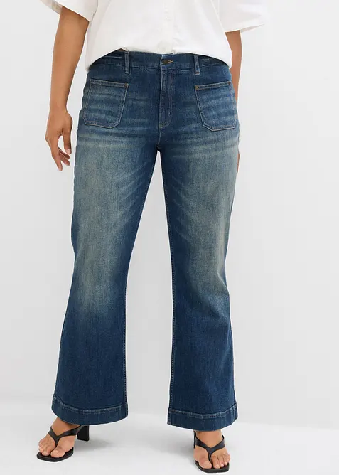 Flared-jeans Mid Waist, bonprix