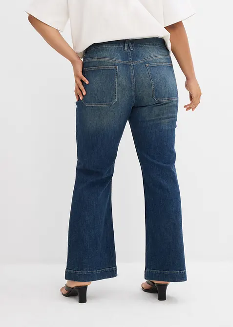 Flared-jeans Mid Waist, bonprix