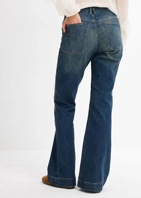 Flared-jeans Mid Waist, bonprix