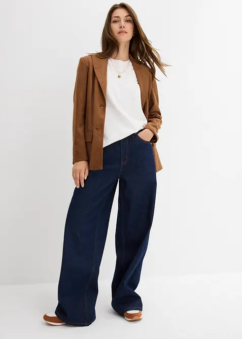 Wide Leg-jeans High Waist, bonprix