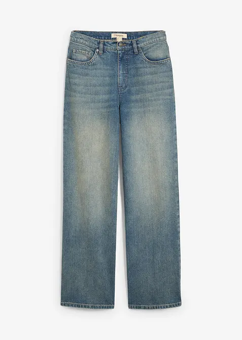 Wide Leg-jeans High Waist, bonprix