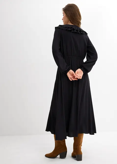 Maxikjole i lett viskose, bonprix