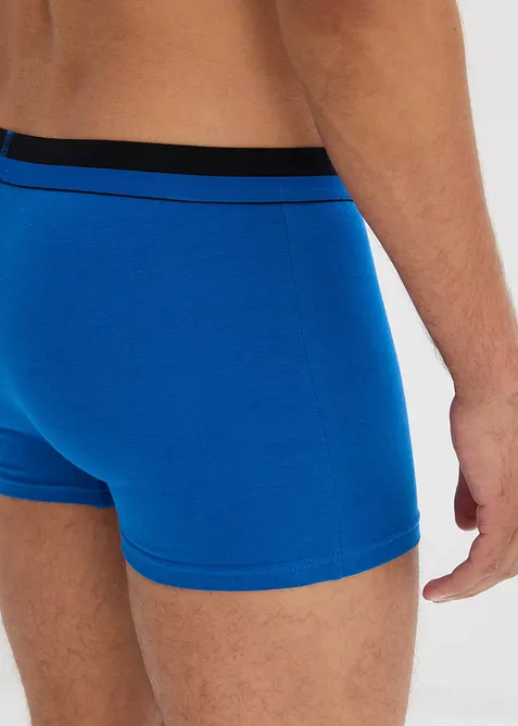 Boksershorts med bomull i ettersittende modell (3-pack), bonprix