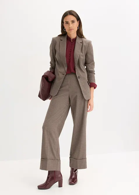 Blazer med rutemønster, bonprix