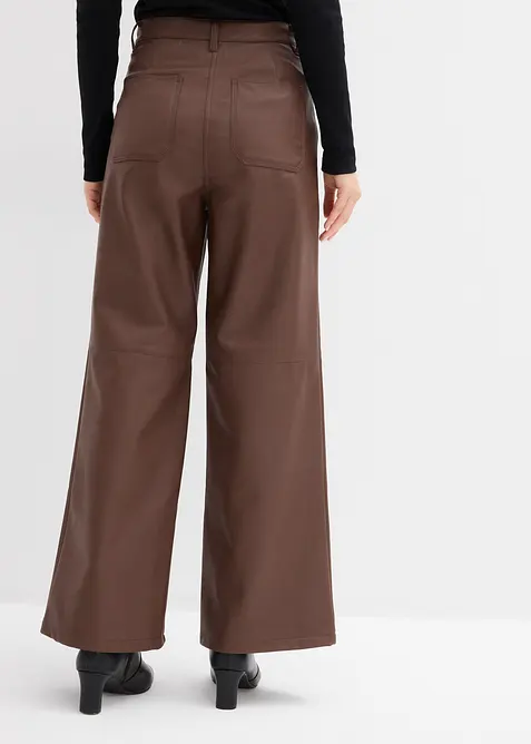 Bukse i imitert skinn, bonprix