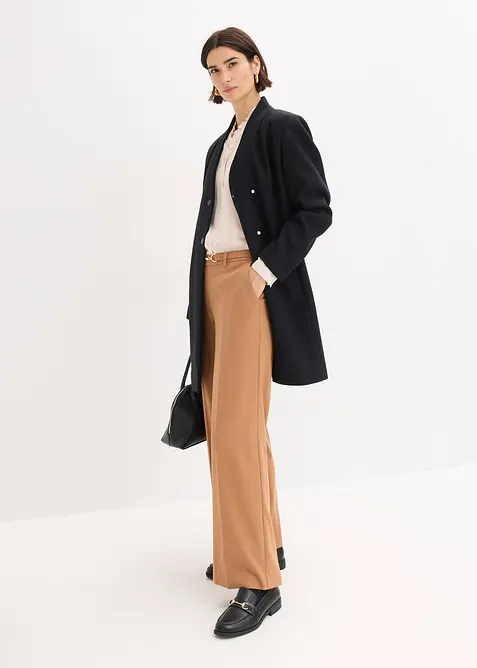 Kort k&aring;pe i ullstil, bonprix