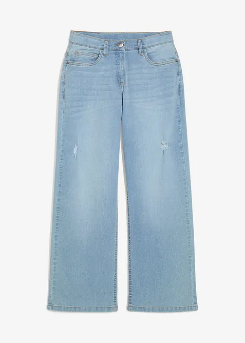 Wide Leg-jeans Mid Waist, bonprix