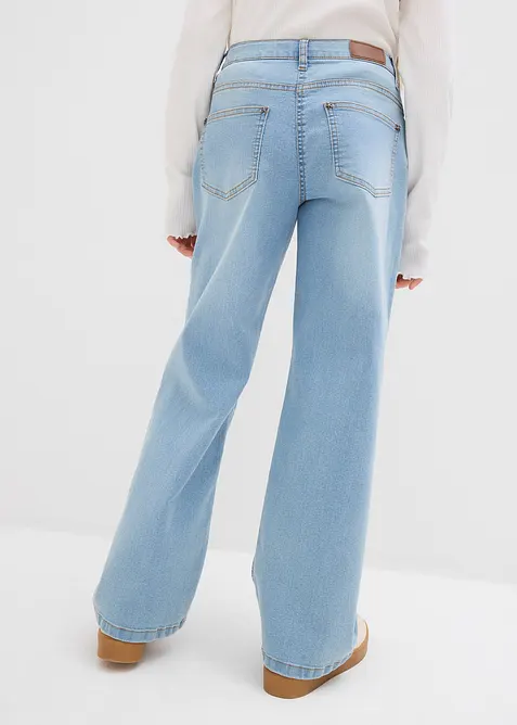 Wide Leg-jeans Mid Waist, bonprix